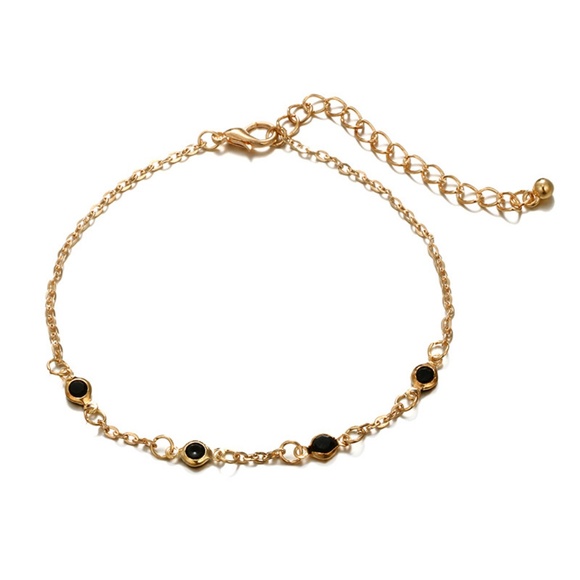💕Unique Design//Hearts Gold  Bracelets Anklet Set - Picture 4 of 9